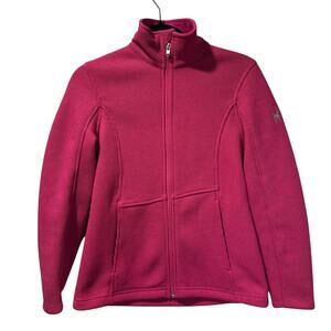Spyder Pink Full-Zip Jacket size Small